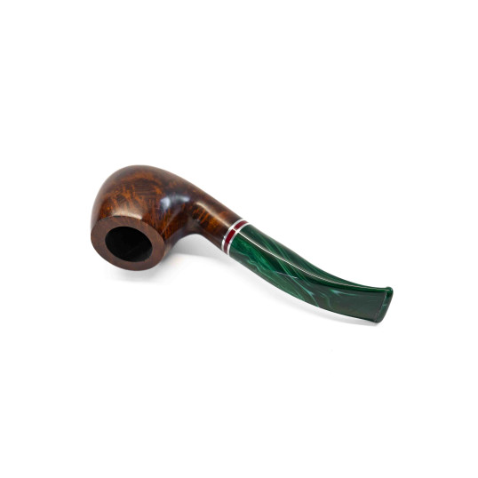 Padonio bruyer pipa 9mm filterrel, hajlított szárral, Bent forma