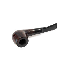 Padonio bruyer pipa 9mm filterrel, enyhén hajlított nyerges szárral, Billiard forma -1