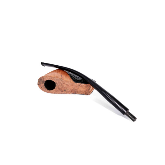 Padonio Freehand barna színű briar gyökér pipa - hajlított akril csutorával