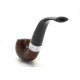 Peterson Aran 03 barna polírozott bent apple pipa – 9 mm filteres, fishtail szopókával