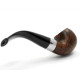 Peterson Aran 03 barna polírozott bent apple pipa – 9 mm filteres, fishtail szopókával