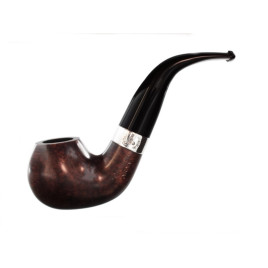 Peterson Aran XL02 barna polírozott bent apple pipa – 9 mm filteres, fishtail szopókával