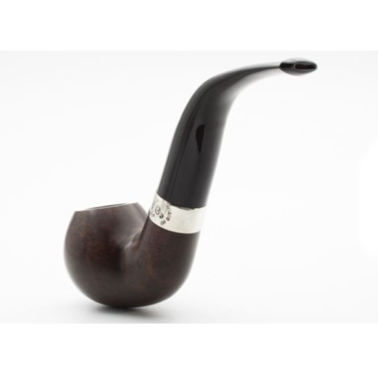 Peterson Aran XL02 barna polírozott bent apple pipa – 9 mm filteres, fishtail szopókával