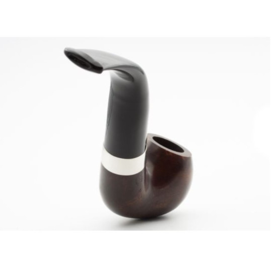 Peterson Aran XL02 barna polírozott bent apple pipa – 9 mm filteres, fishtail szopókával