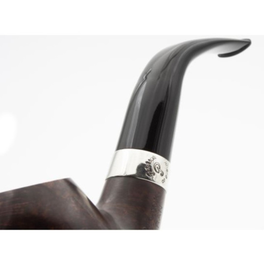 Peterson Aran XL02 barna polírozott bent apple pipa – 9 mm filteres, fishtail szopókával