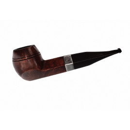 Peterson Aran 150 barna polírozott bulldog pipa – 9 mm filteres, fishtail szopókával