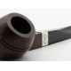 Peterson Aran 150 barna polírozott bulldog pipa – 9 mm filteres, fishtail szopókával