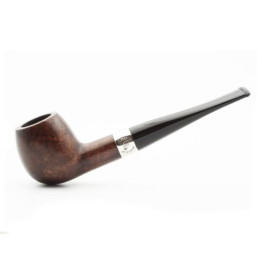 Peterson Aran 87 barna polírozott apple pipa – 9 mm filteres, fishtail szopókával