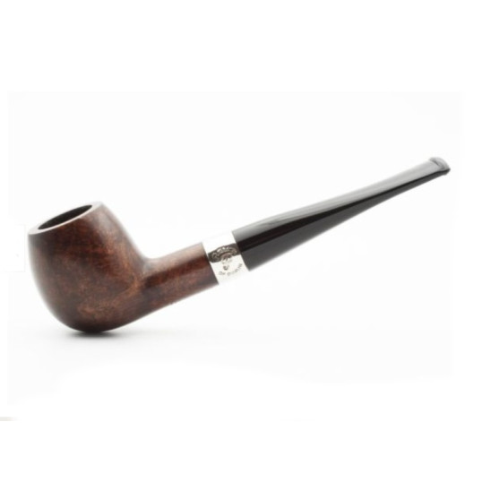 Peterson Aran 87 barna polírozott apple pipa – 9 mm filteres, fishtail szopókával