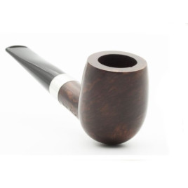 Peterson Aran X105 barna polírozott billiard pipa – 9 mm filteres, fishtail szopókával