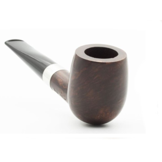 Peterson Aran X105 barna polírozott billiard pipa – 9 mm filteres, fishtail szopókával