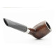 Peterson Aran X105 barna polírozott billiard pipa – 9 mm filteres, fishtail szopókával
