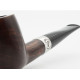 Peterson Aran X105 barna polírozott billiard pipa – 9 mm filteres, fishtail szopókával