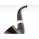Peterson Aran 05 barna polírozott bent calabash pipa – 9 mm filteres, fishtail szopókával