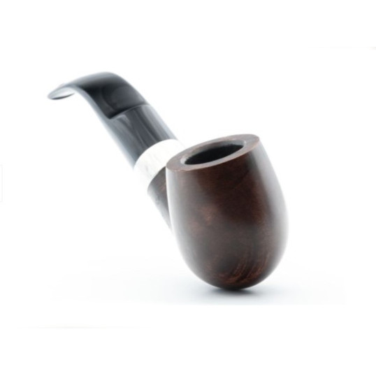Peterson Aran XL90 barna polírozott bent billiard pipa – 9 mm filteres, fishtail szopókával
