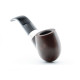 Peterson Aran XL90 barna polírozott bent billiard pipa – 9 mm filteres, fishtail szopókával