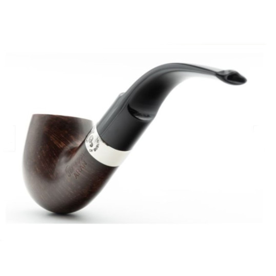 Peterson Aran XL90 barna polírozott bent billiard pipa – 9 mm filteres, fishtail szopókával