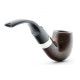 Peterson Aran XL90 barna polírozott bent billiard pipa – 9 mm filteres, fishtail szopókával