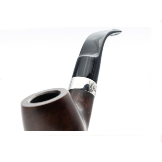 Peterson Aran XL90 barna polírozott bent billiard pipa – 9 mm filteres, fishtail szopókával