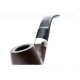 Peterson Aran XL90 barna polírozott bent billiard pipa – 9 mm filteres, fishtail szopókával