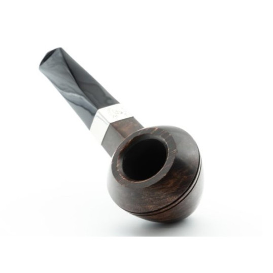 Peterson Aran B5 barna polírozott bent bulldog pipa – 9 mm filteres, fishtail szopókával