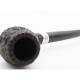 Peterson Tavern Rustic Belge enyhén hajlított filter nélküli churchwarden pipa
