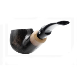 A Rattray’s The Bull Grey Light Top 144 apple formájú briar pipa 9mm-es filterrel hajlított szárral