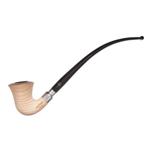 Rattray’s Carnyx G Natural kőrisfa pipa – 9 mm filterrel, grafit betéttel, két szopókával