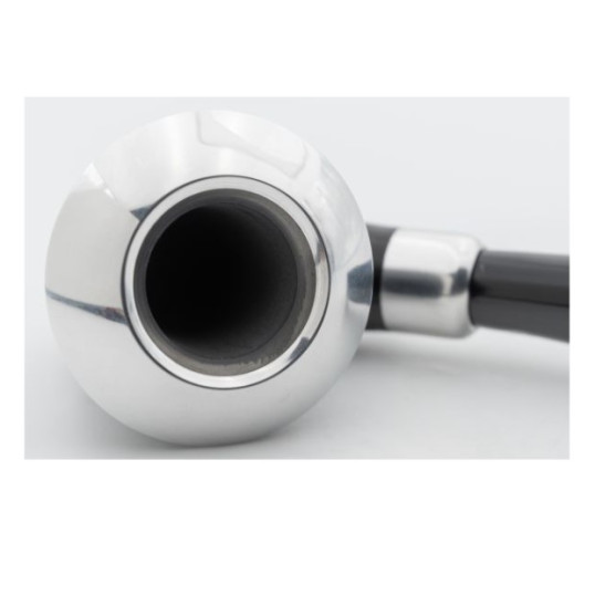 Rattray’s Nimbus G Calabash formájú briar pipa 9mm-es filter, hajlított szár, széles ezüst színű gyűrű