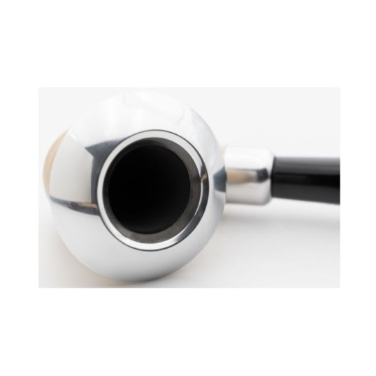 Rattray’s Nimbus G Natural Calabash formájú briar pipa 9mm-es filter, hajlított szár, széles ezüst színű gyűrű