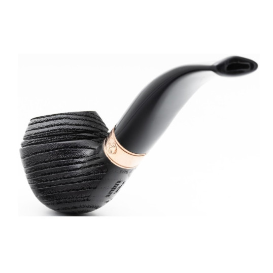 Rattray’s Distillery G Black 105 Bulldog / Rhodesian formájú körisfa pipa grafit betéttel 9mm-es filterrel enyhén hajlított szárral