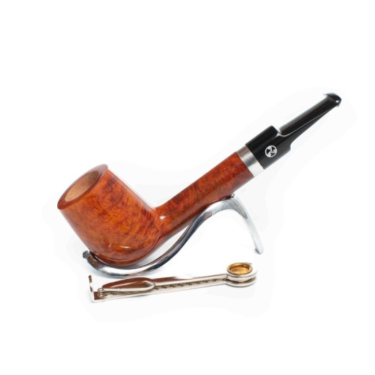 Rattray's Caledonia Liverpool Terracotta 56, briar pipa 9mm filterrel és nyerges szopókával