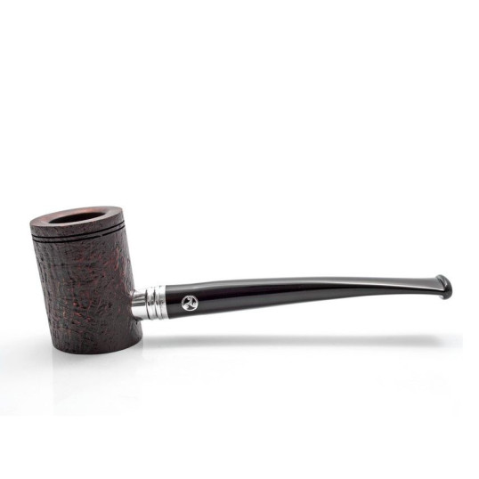 Rattray's Ahoy Sandblast Poker pipa – vörösesbarna, homokfúvott bruyer, 9 mm