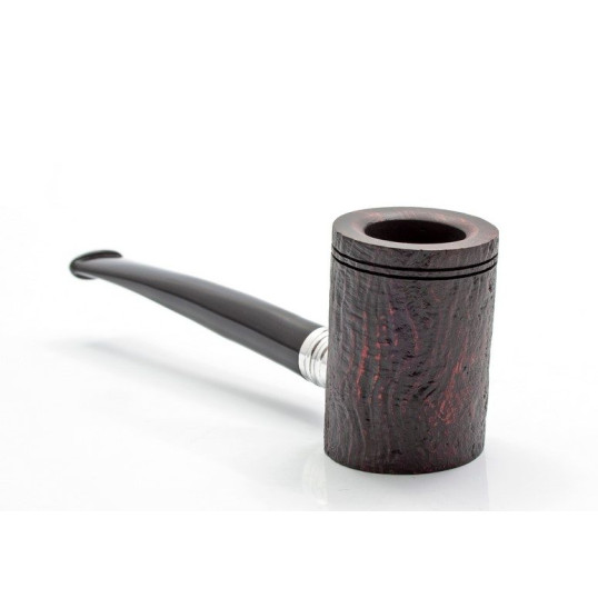 Rattray's Ahoy Sandblast Poker pipa – vörösesbarna, homokfúvott bruyer, 9 mm