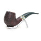 Savinelli Foresta 616 hanga gyökér pipa 9mm filterrel, zöld csutorával és hajlított szárral
