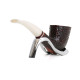 Savinelli Avorio Rust Brown 920 hanga gyökér pipa 9mm filterrel - Csurgatott szopókával és hajlított szárral