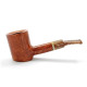 Savinelli Dolomiti Stand up Poker 311 Cumberland, hanga gyökér pipa 9mm filterrel, csurgatott csutorával és enyhén hajlított szárral