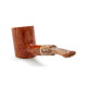 Savinelli Dolomiti Stand up Poker 311 Cumberland, hanga gyökér pipa 9mm filterrel, csurgatott csutorával és enyhén hajlított szárral