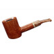 Savinelli Dolomiti Stand up Poker 311 Cumberland, hanga gyökér pipa 9mm filterrel, csurgatott csutorával és enyhén hajlított szárral