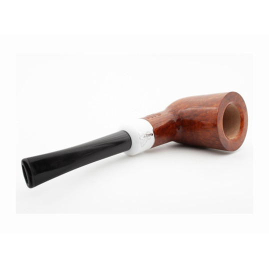 White Elephant Kenya Terracotta 13 hanga gyökérből készült barna színű pipa - Dublin típusú