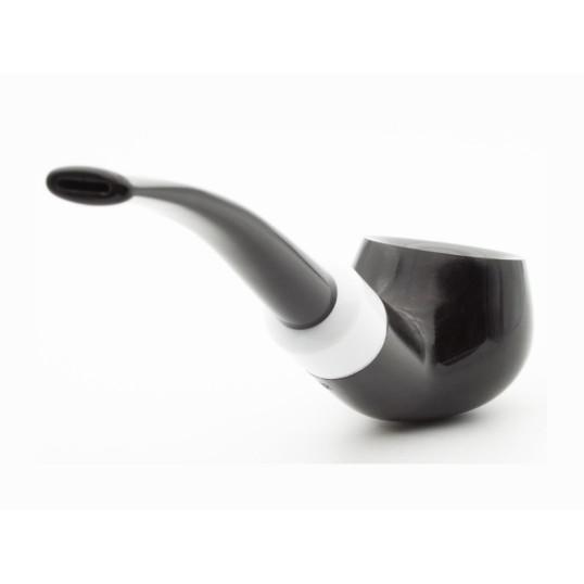 White Elephant Kenya Grey 15 hanga gyökérből készült sötétszürke színű pipa - Prince típusú