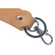Chacom Bőr pipatartó, kulcstartóval, karabinerrel – világosbarna