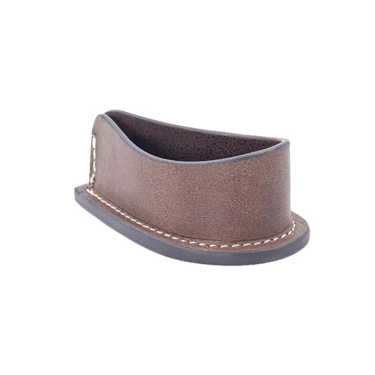 Chacom sötétbarna bőrből készült pipatartó 1 pipa részére