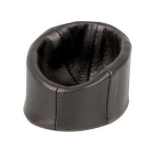 Padonio gyártmányú, fekete bőrből készült pipatartó 1 pipa részére