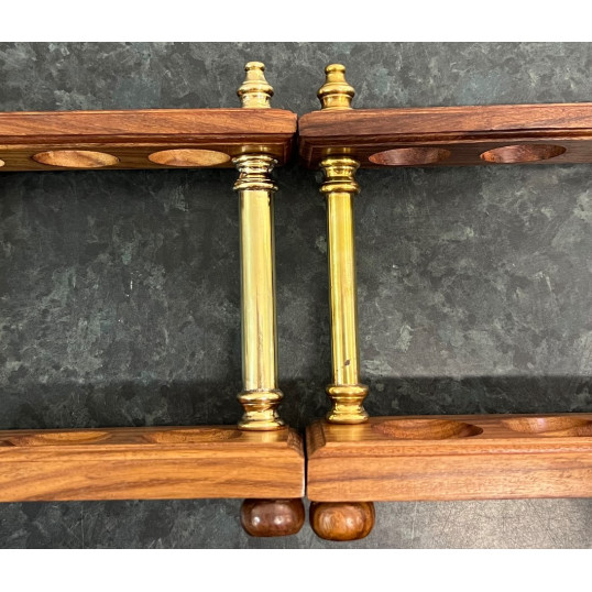 Pipatartó 3 pipa számára - réz szárral