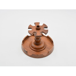 Pipatartó 6 pipa részére - kerek szárkefe tartóval - OUTLET-1