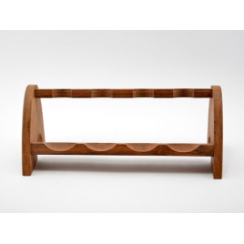 Pipatartó 4 pipa részére - A szezámfa