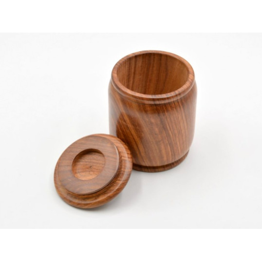 Elegáns pipatartó + dohánytartó dobozzal, 12 pipa számára 