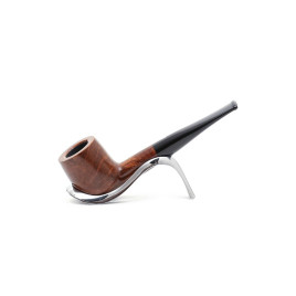Savinelli One Smooth Brown 106 pipa szett, 9 mm-es -Egyenes szárú briar gyökér pipával