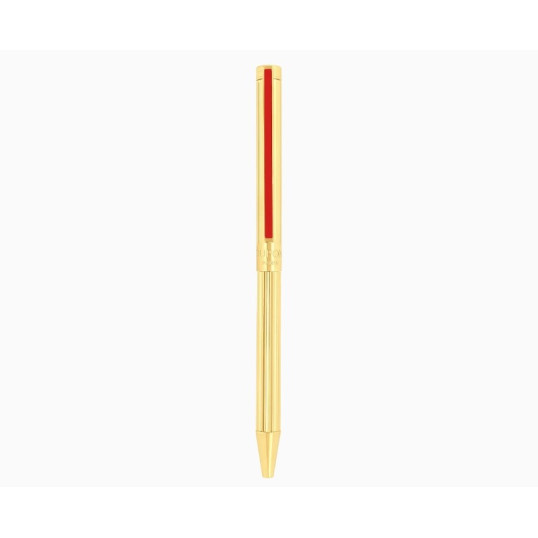 S.T. Dupont Classique Gold golyóstoll - Piros színű lakkozással és arany bevonattal - S.T. Dupont Classique